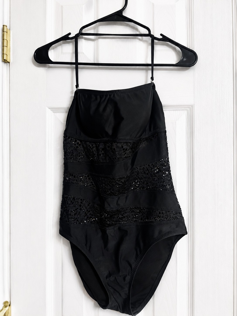 Women's Mossimo Supply Co. Black One-Piece Swimsuit Size S